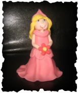 figura za tortu za deciji rodjendan mala roze princeza pepeljuga